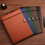แผ่นหนังรองเขียน รองเซ็นต์เอกสาร หนังเทียม Leather Writing Pad